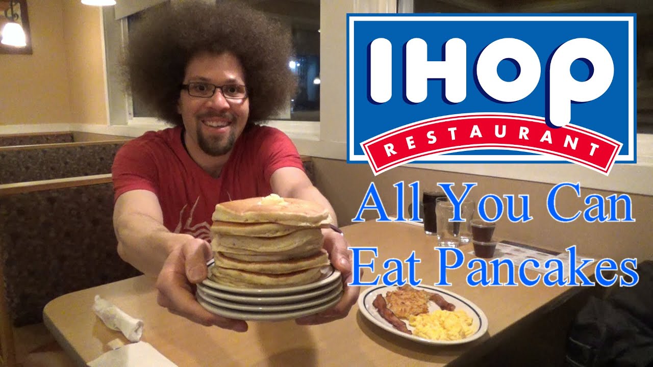 Челлендж IHop «Съешь сколько сможешь» с блинами