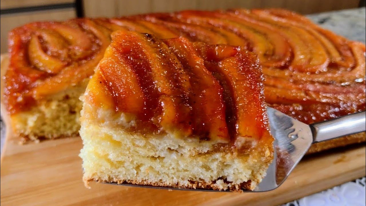 BOLO DE BANANA CARAMELADO-A melhor receita com banana madura