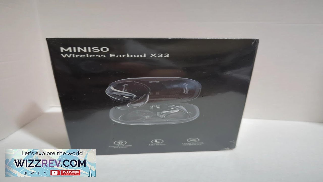 MINISO X33 Wireless Translation Earbuds Open Ear Design Pink Sealed eBay