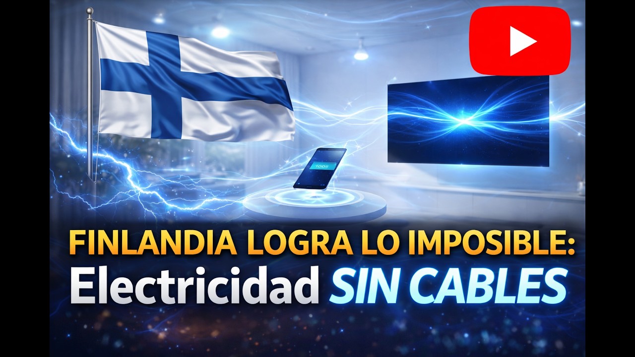 FINLANDIA logr&oacute; lo IMPOSIBLE  Electricidad SIN CABLES 🇫🇮⚡ WiFi El&eacute;ctrico es REAL