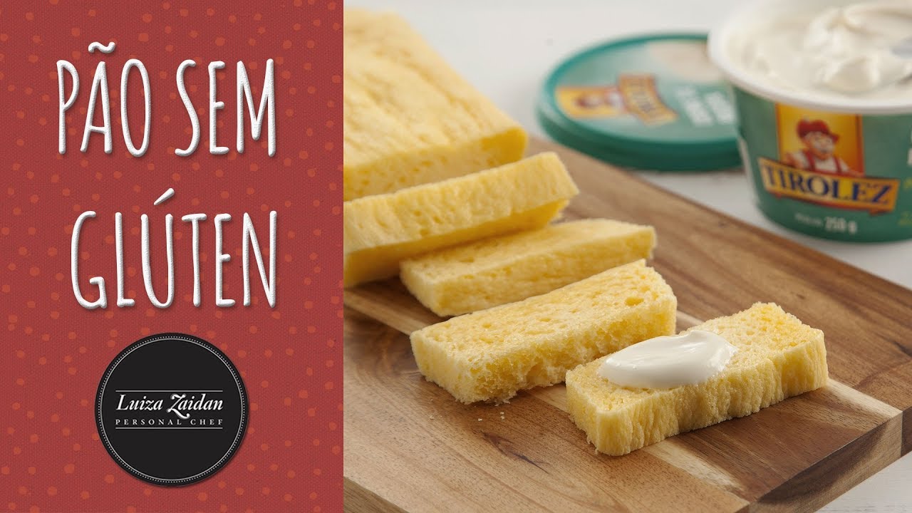 PÃO DE MICROONDAS - RECEITA SEM GLÚTEN | LUIZA ZAIDAN