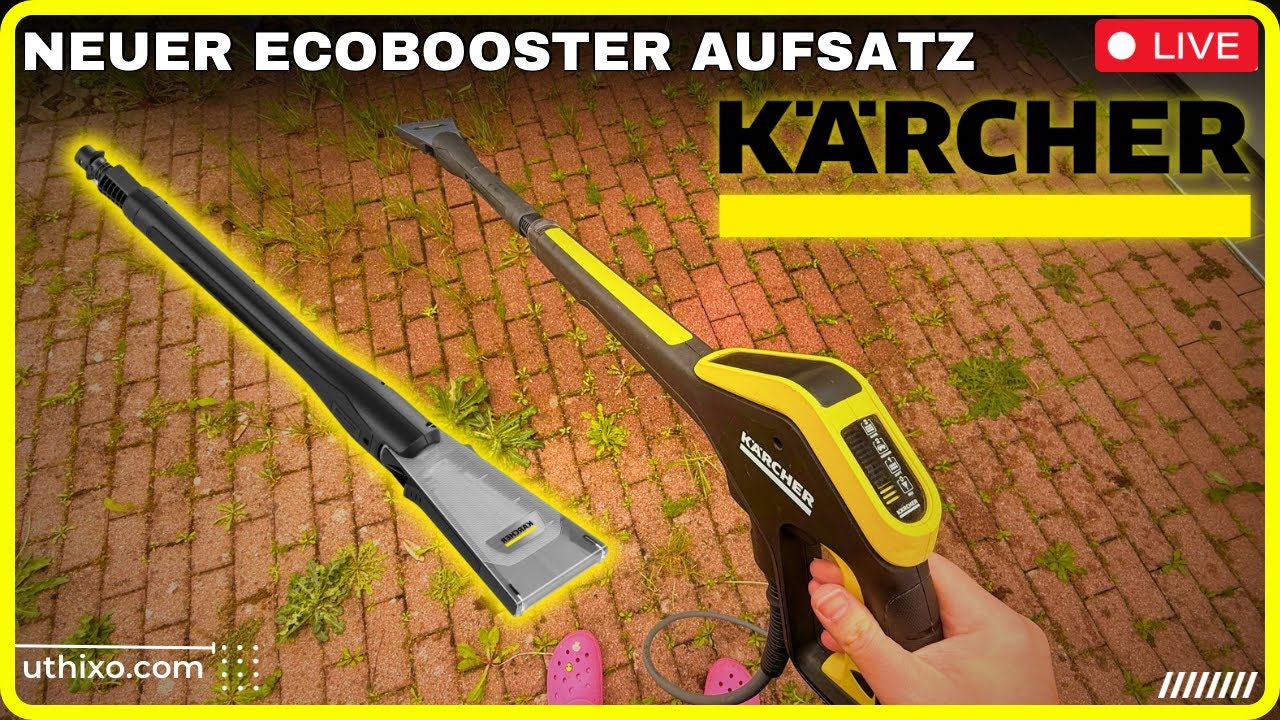 Kärcher eco!Booster im Test! NEUE Hochdruckreiniger Düse K4 K5 K6 K7 mehr Druck effizienter leiser