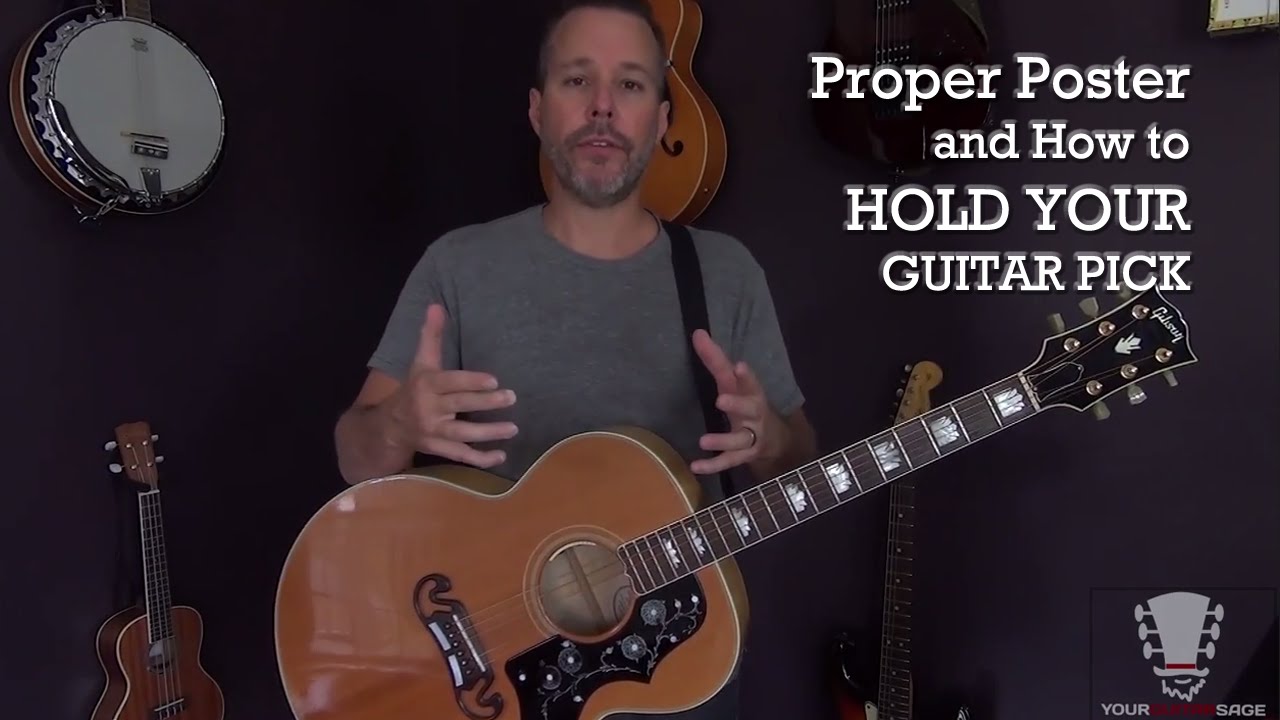 Proper Posture and How to Hold Your Guitar Pick