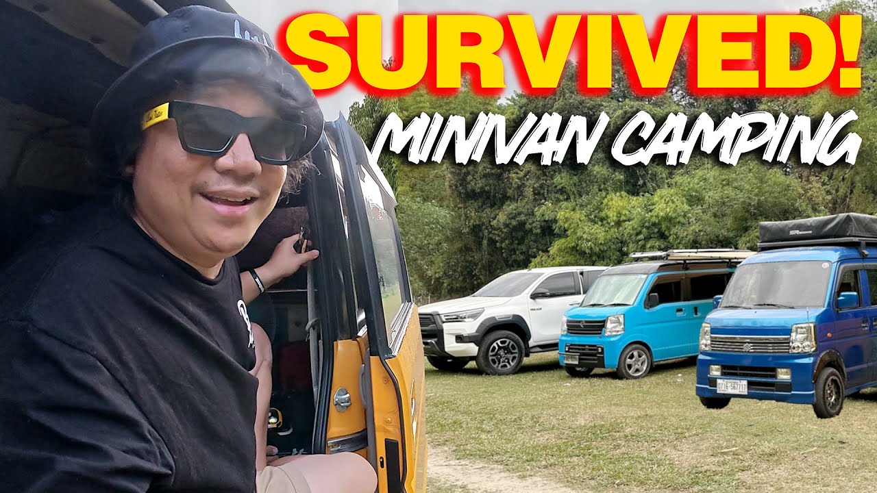 How I Survived My FIRST MINIVAN CAMPING Experience | MayorTV