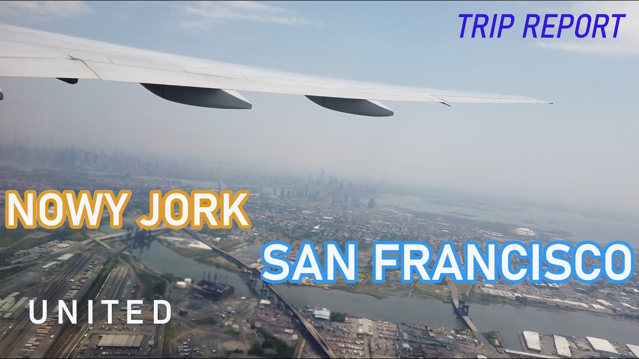 Lecę przez całe Stany | Nowy Jork (Newark) - San Francisco | United | B772 | Trip report vlogUSA#4