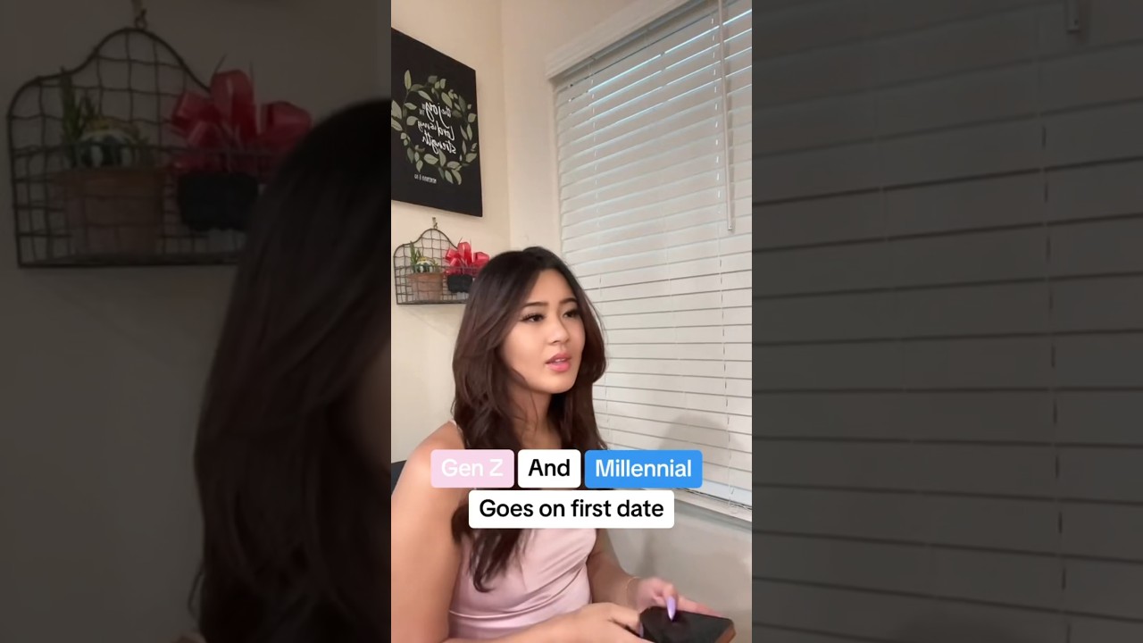 Gen Z and Millennial goes on First Date #genz #millennials #couple #comedy