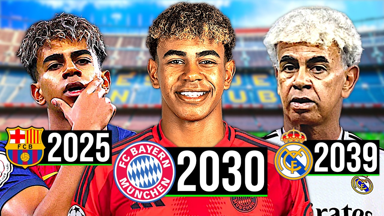 Ich spiele die KOMPLETTE Karriere von LAMINE YAMAL!! 🐐🤔