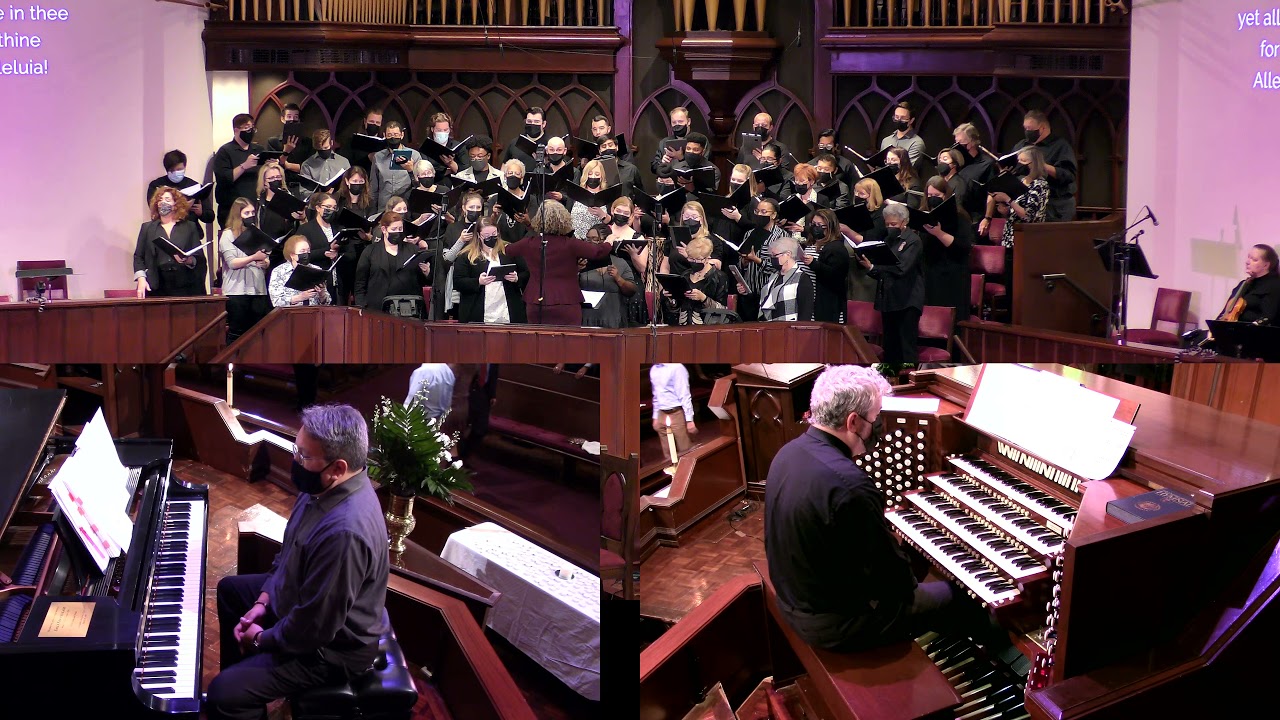 For All the Saints (hymn, divisi acapella 4th verse)