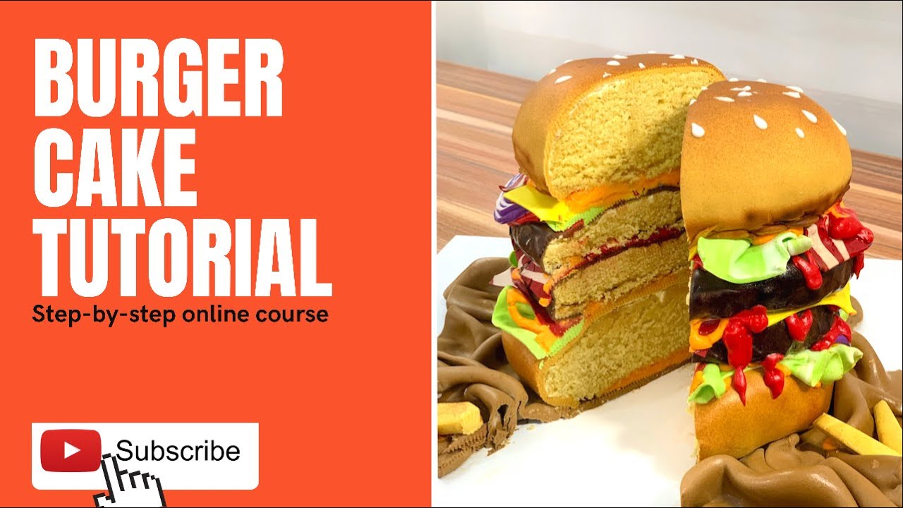 Burger Cake Tutorial