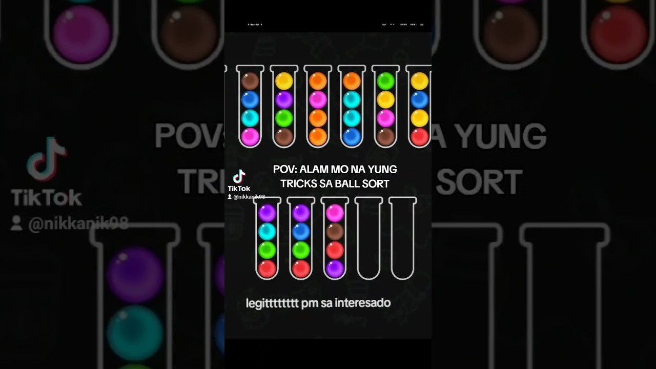 Ball Sort Hacks Unli Cash out ka dito Boss!#fypシ゚viral #ballsortpuzzle #ballsort #earningapp #fyp