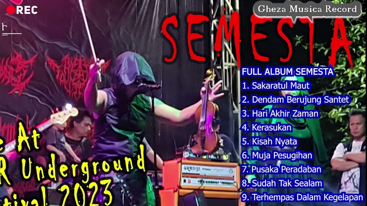 SEMESTA BAND - Full Album Terbaik || Black Metal - GMR Underground Festival