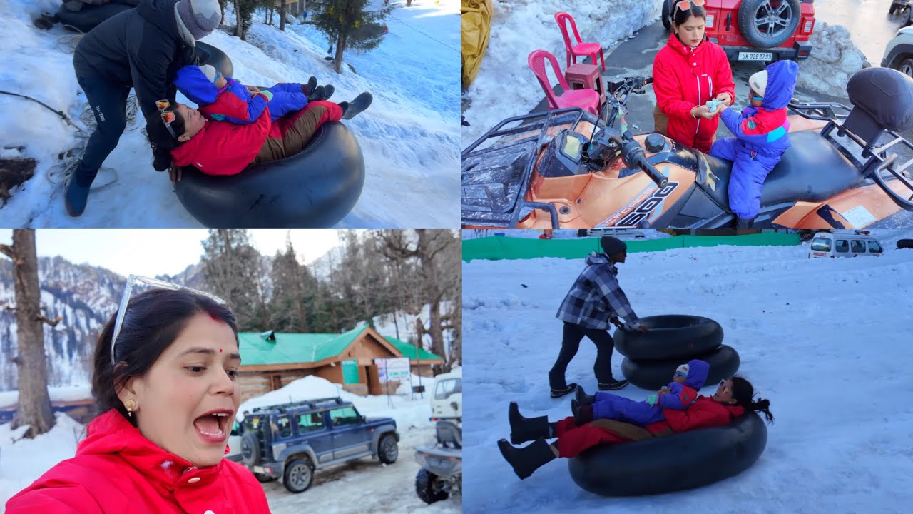 Manali में नमन ने की Tube राइड 😃 Uttarakhand To Manali || Mayank Bhumi Vlogs 