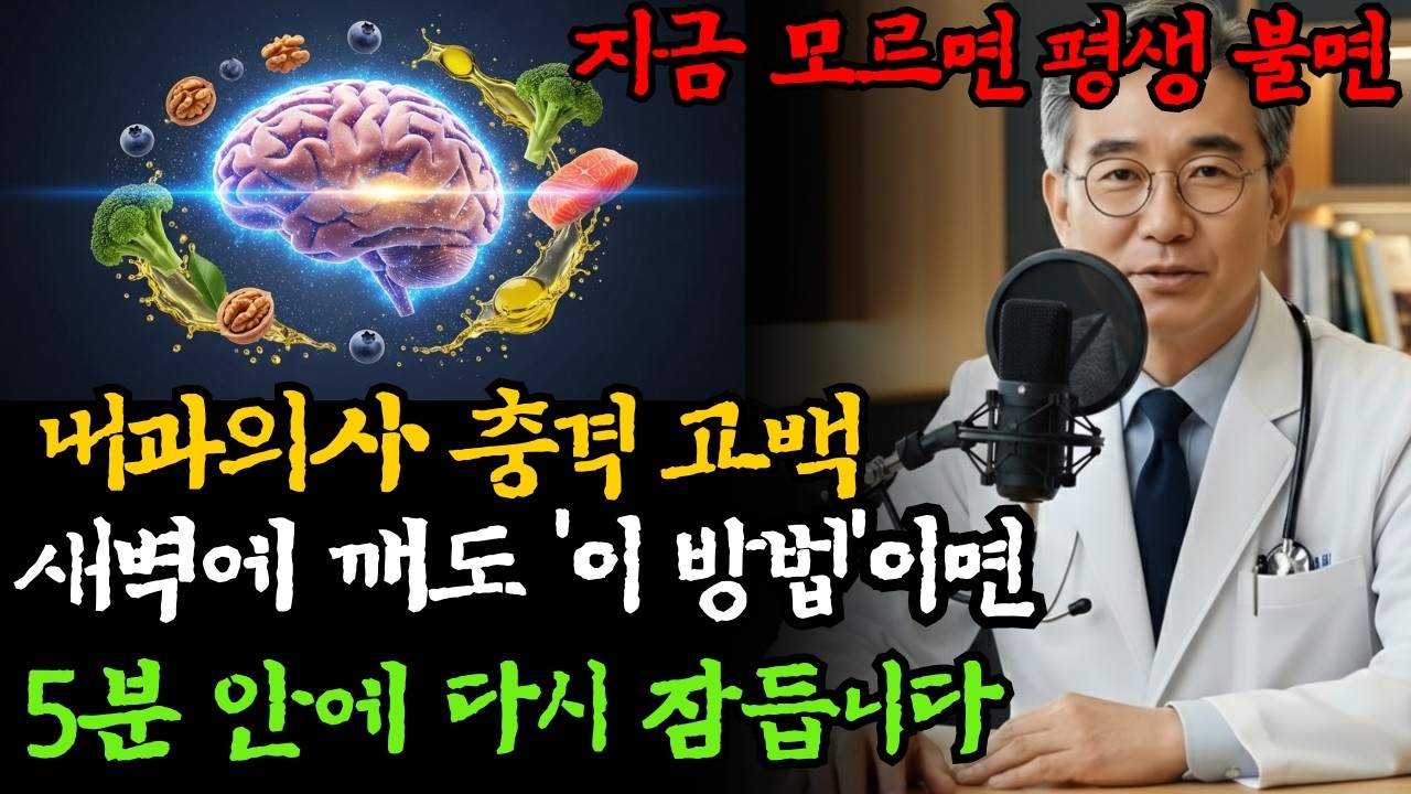 새벽에 깨도 이렇게 하면 바로 다시 잠들어요!   통잠 자는 비법   시니어 지혜