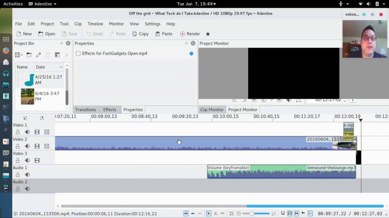 Using Kdenlive Editor in Fedora - My Experience