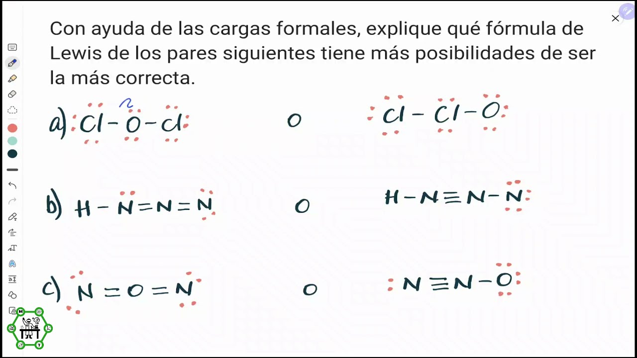 &iquest;Cu&aacute;l es la Estructura Correcta? | Cargas Formales | Estructura de Lewis