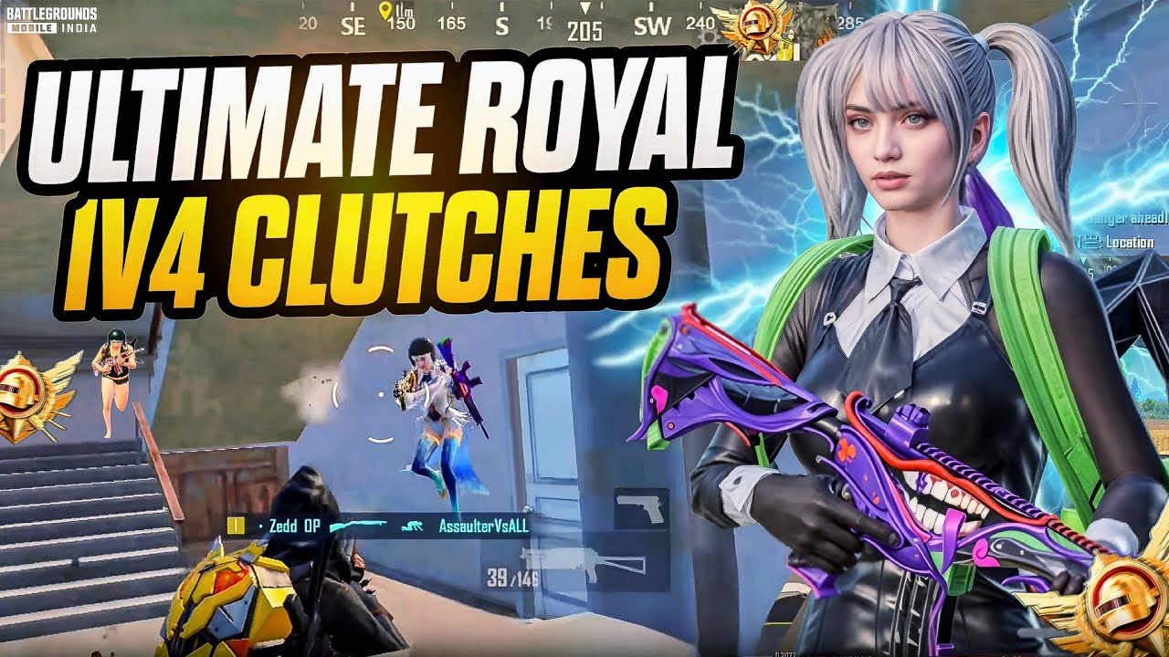 I KNOW EVERY TRICK OF THE ENEMIES‼️ULTIMATE ROYAL 1v4 INTENSE CLUTCHES 🔥LEGEND LOBBY GAMEPLAY | BGMI