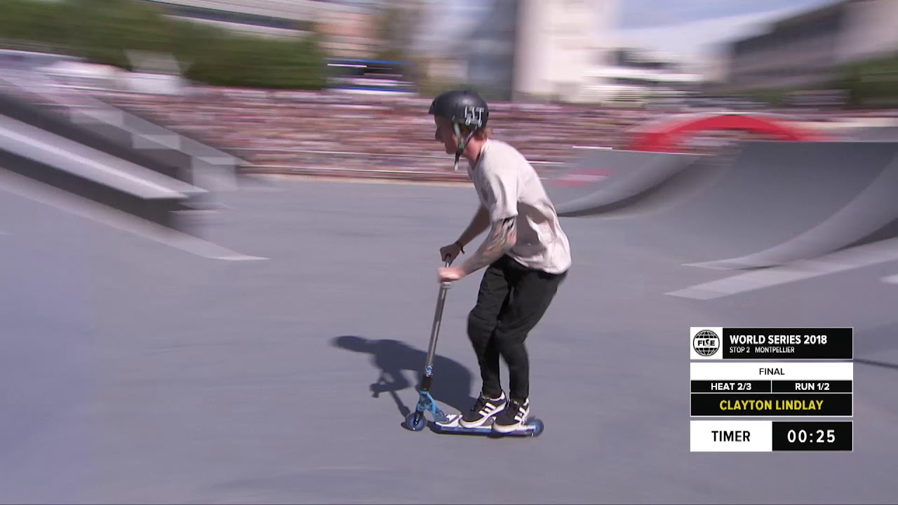 Clayton Lindley | 1st Scooter Freestyle Park Final - FISE World Series Montpellier 2018