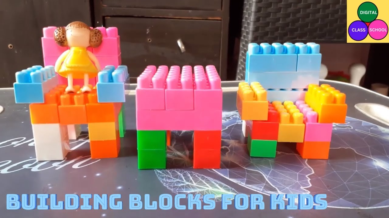 DIY Building Blocks for Kids | Easy Home Activity chair toy
