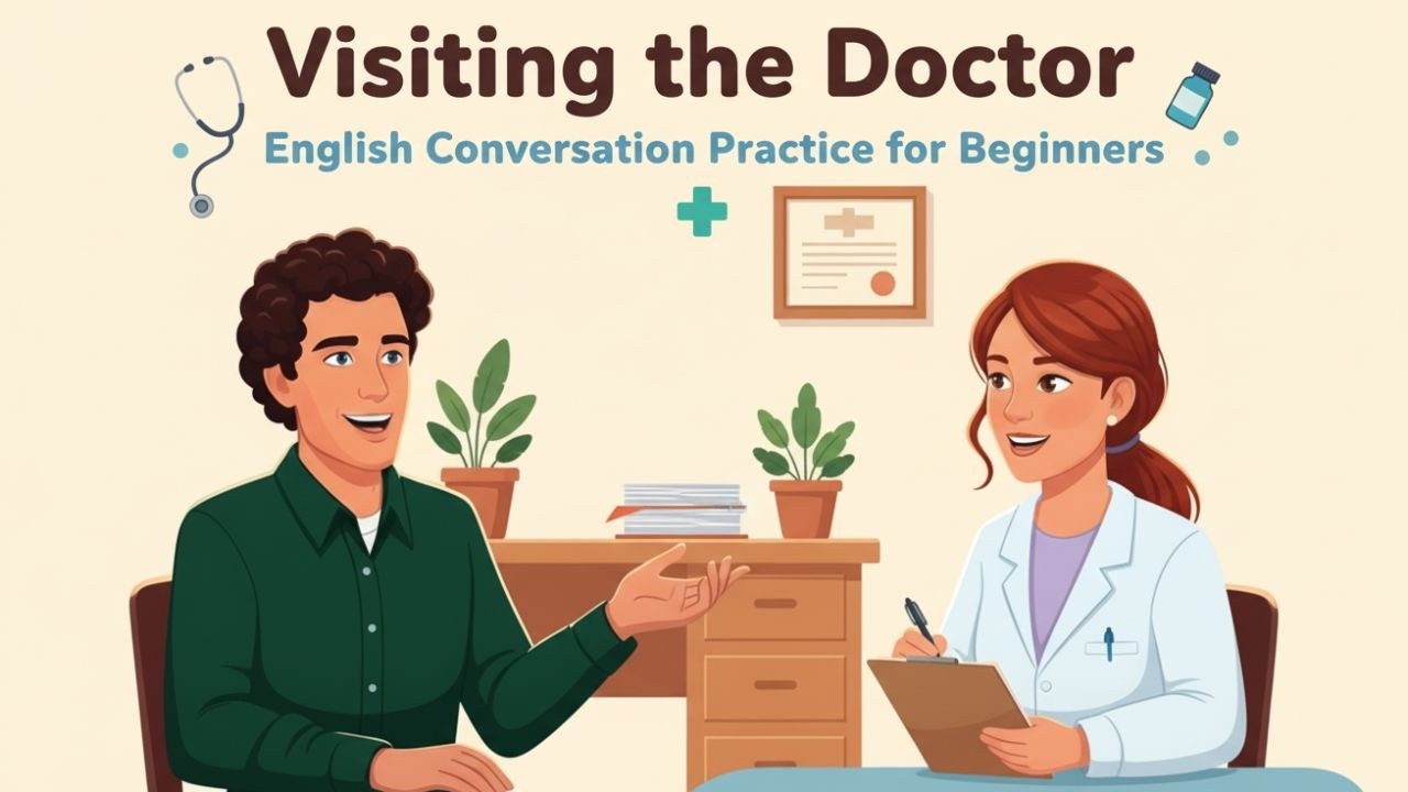 Visiting the Doctor 🏥 | English Conversation Practice for Beginners | Fluento Podcast (Ep 10)