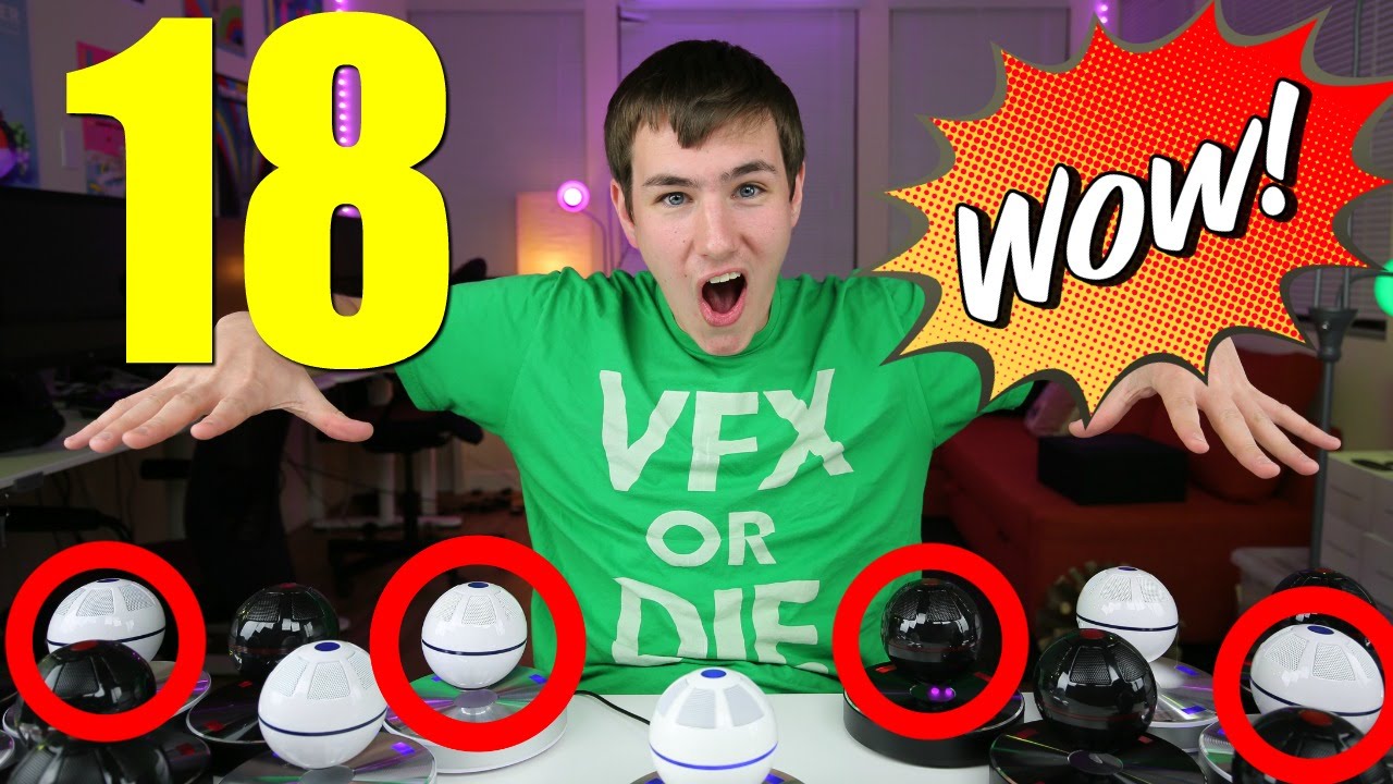 18 Floating Speakers
