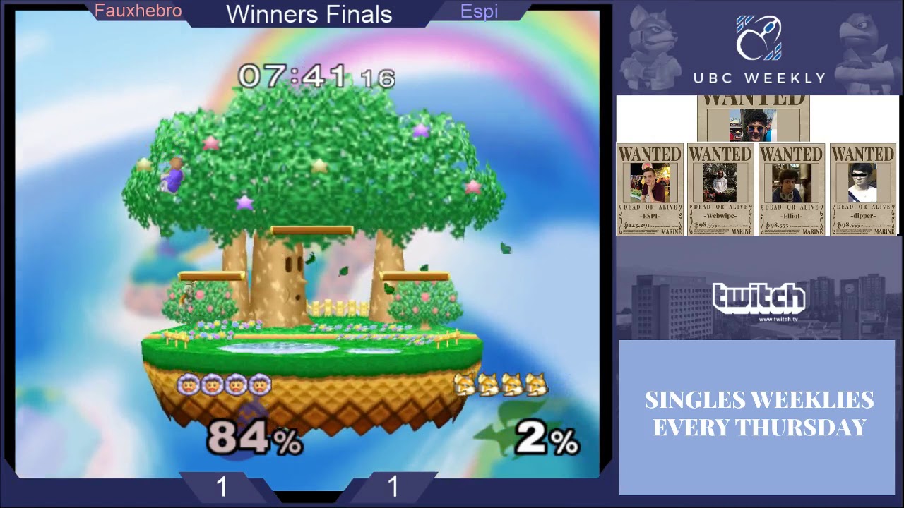 Melee's Most Wanted Winners Finals Fauxhebro vs Espi