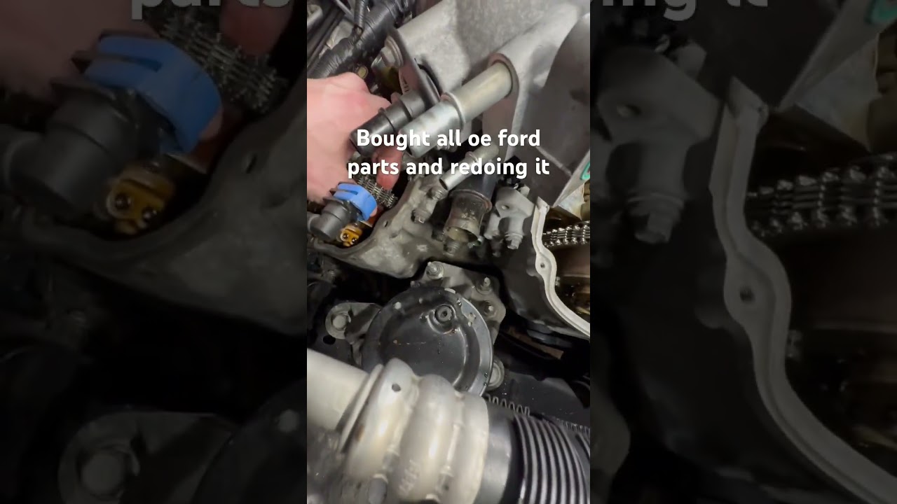 Cloyes timing chain junk stretched 15k miles 13 explorer sport 3.5eb #cloyes #junk #myride