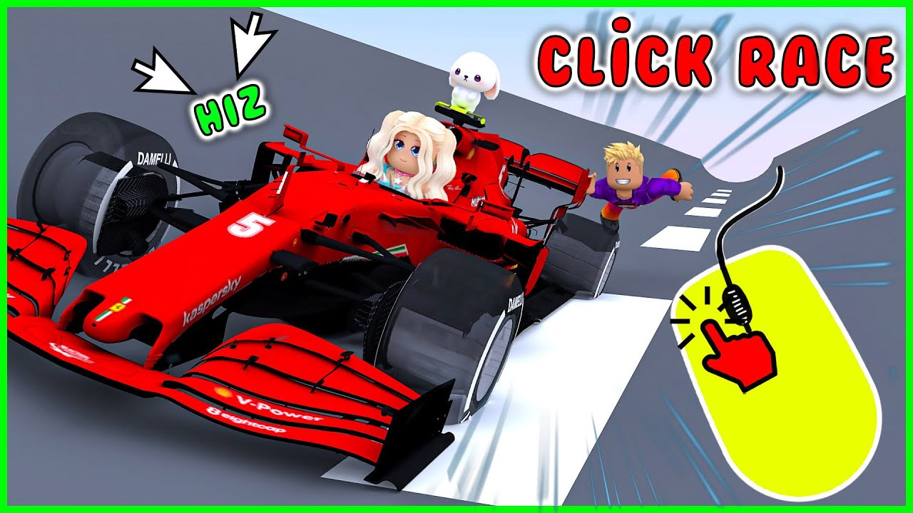 EN HIZLI TIKLAYAN ARABA YARIŞINI KAZANIR ! 😍 CLİCK RACE ❗| ROBLOX Max Speed 🏁UPDATE!