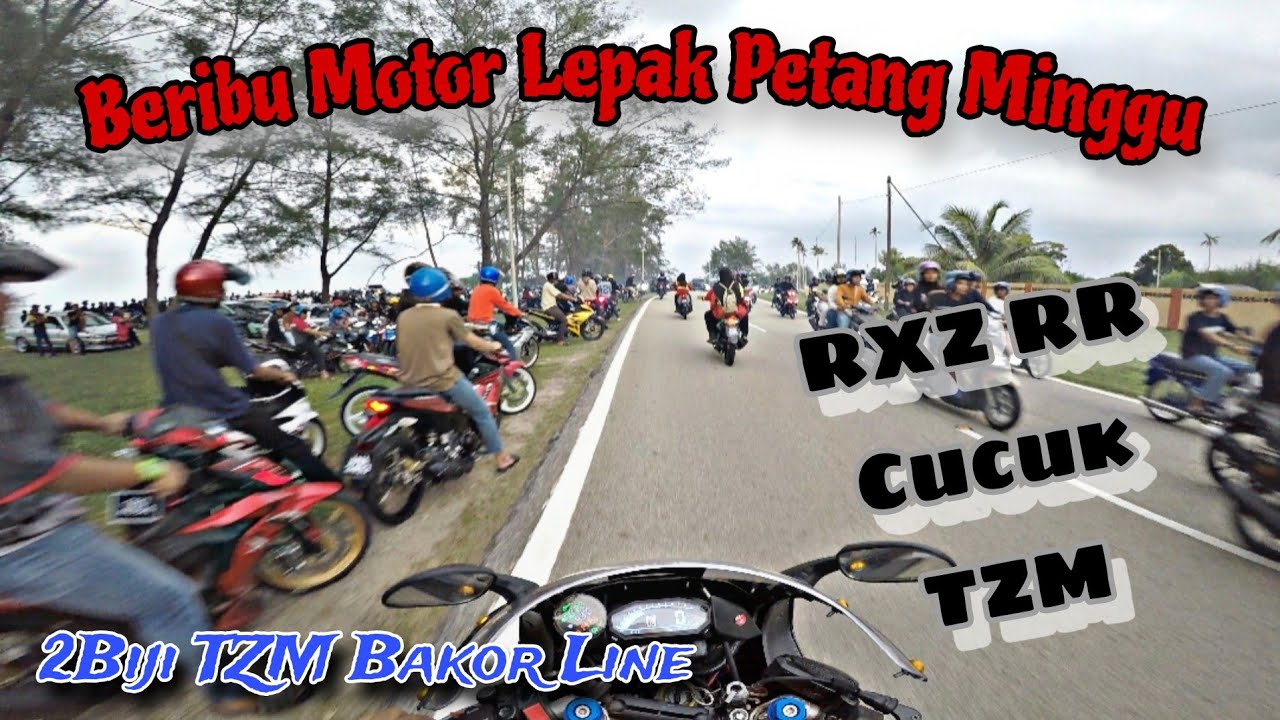 Beribu Motor Lepak Petang Minggu | TZM Jadi Tumpuan | Yamaha TZM | #190