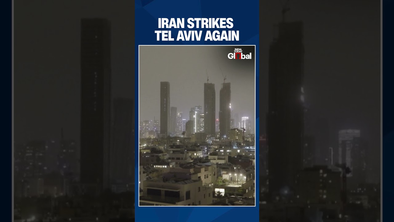 Iran Fires Missiles At Tel Aviv As Sirens Blare, Millions Rush To Shelters In Panic