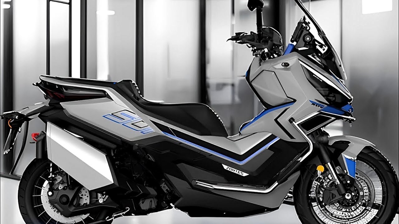 2024 New ADV Inspired 500cc Scooter looks very Cool - Zontes 501G Review
