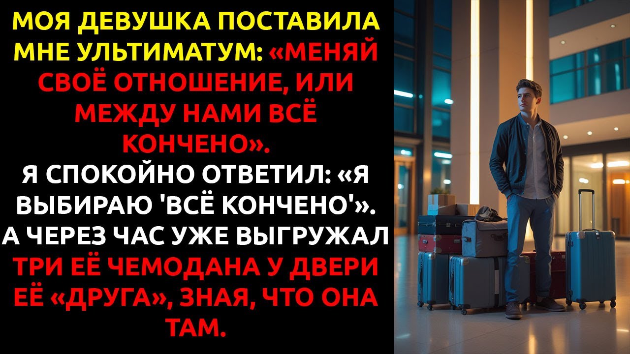 Моя девушка поставила УЛЬТИМАТУМ — и я отвёз все её вещи к её любовнику.