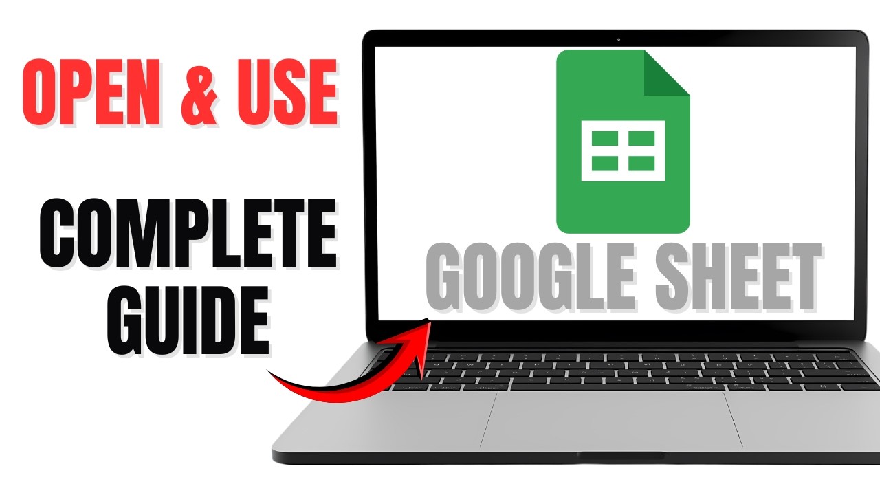 How to Open & Use Google Sheets for Beginners | Step-by-Step PC Tutorial