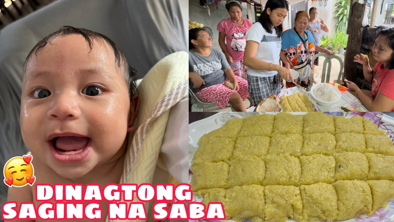 PAGTIBA NG SAGING | DINAGTONG SAGING NA SABA | NILUPAK