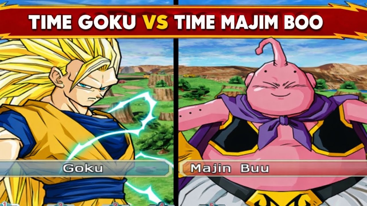 Time Goku Vs Time Majin Boo | Dragon Ball Budokai Tenkaichi 4 