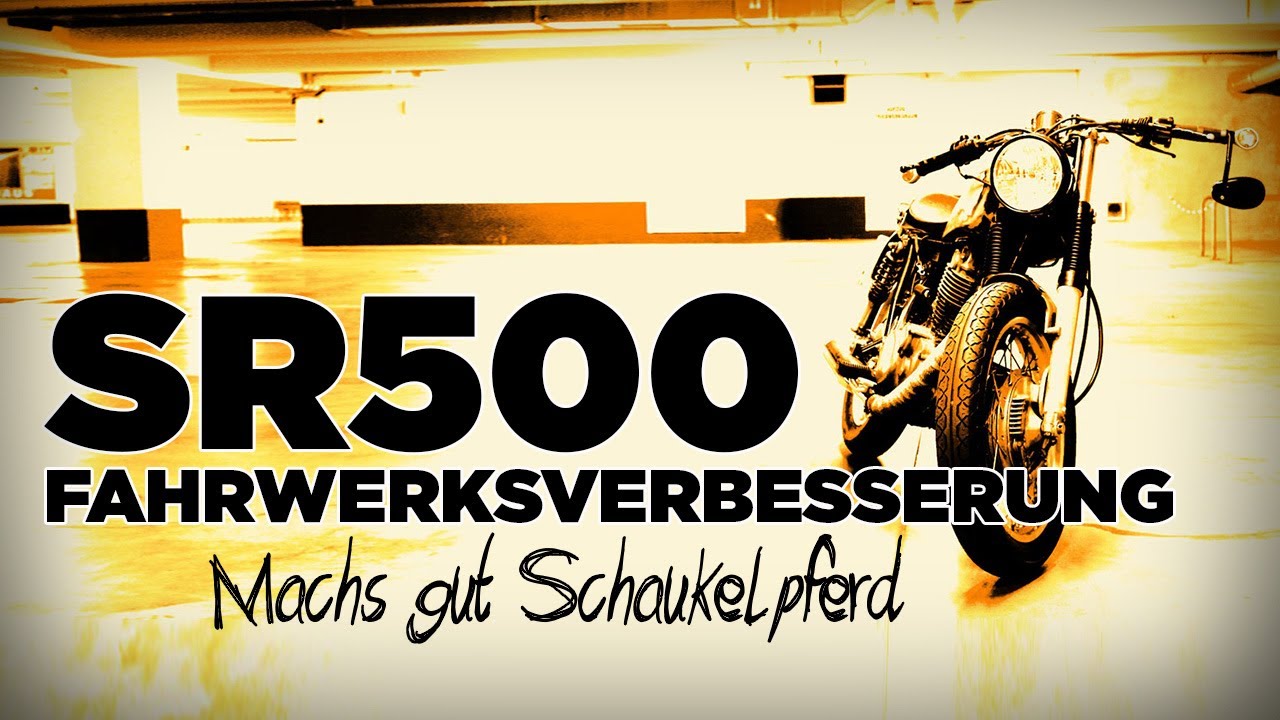 SR500 Fahrwerksverbesserung durch progressive Gabelfedern // machs gut Schaukelpferd!