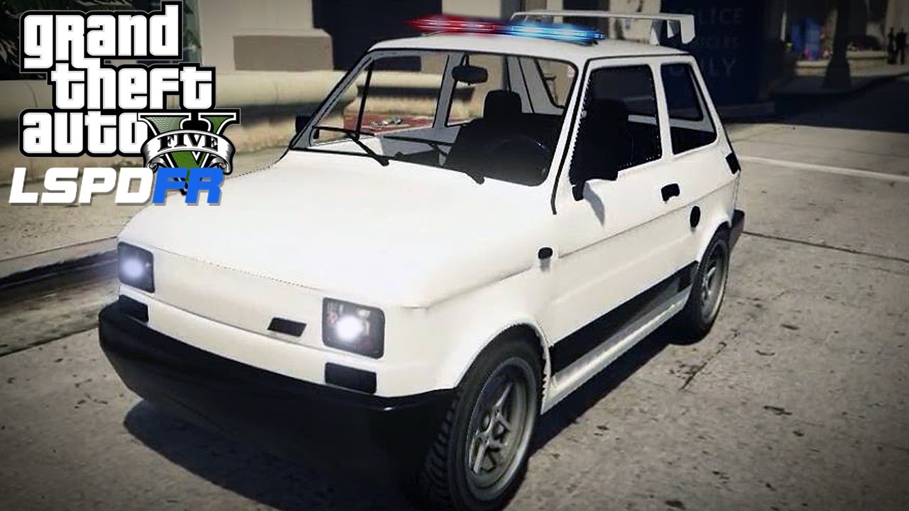 GTA 5 MOD ITA - FIAT 126 DELLA POLIZIA + SIRENA ITALIANA - GTA 5 LSPDFR ITA - NYKK3