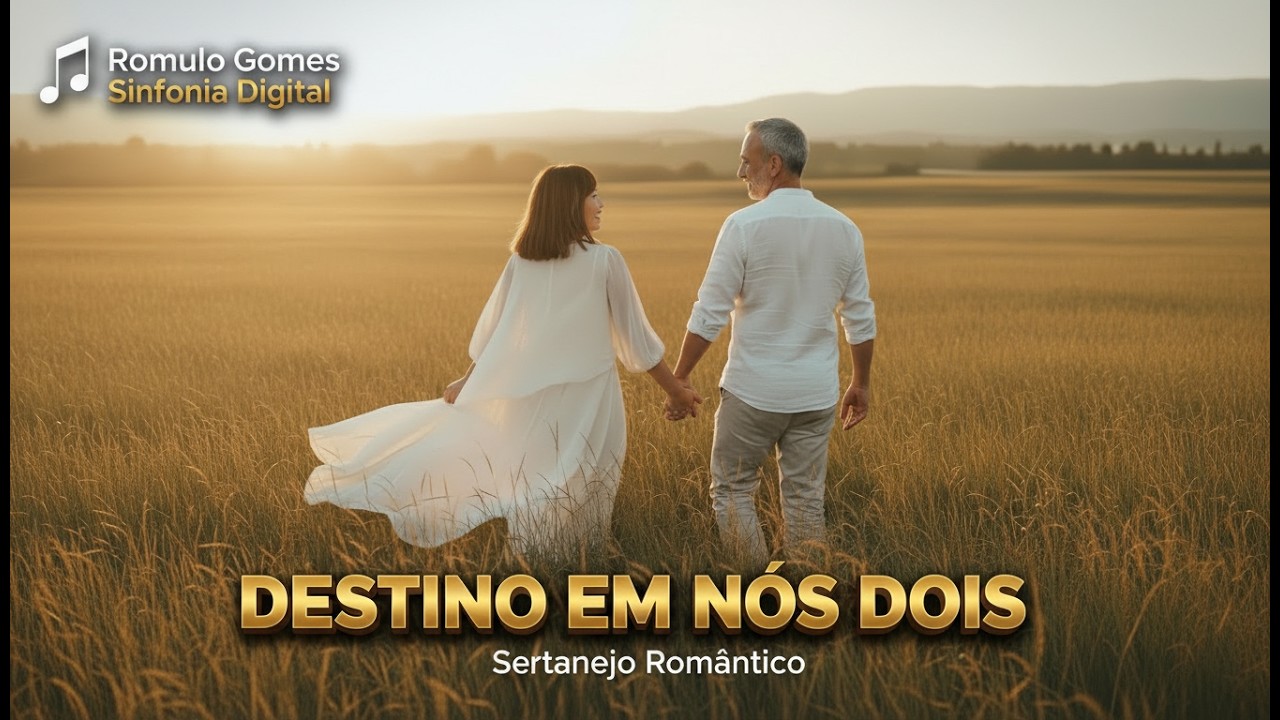 Rômulo Gomes | Sinfonia Digital - Destino Em Nós Dois [Clipe Oficial IA]  #SertanejoRomantico