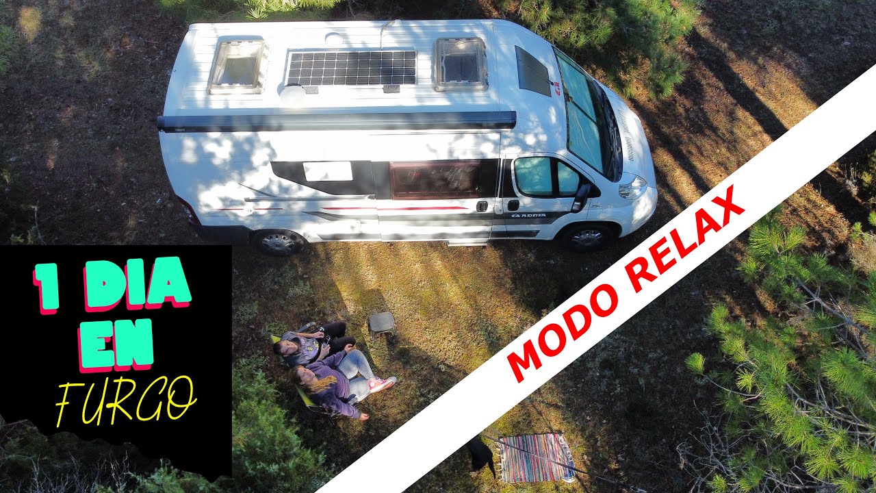 Asi es 1 DIA EN FURGO CAMPER | RELAX en la PLAYA