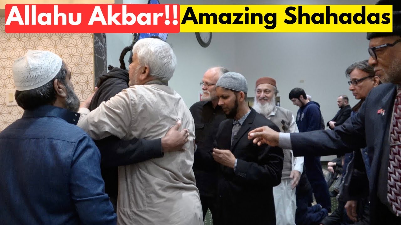 From Christianity to Islam - 3 Amazing Shahadas