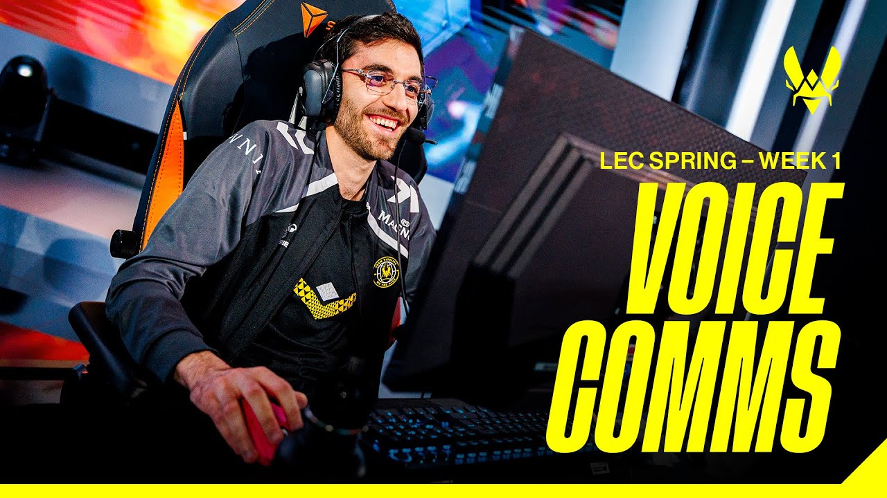 NISQYS FIRST GAMES AS SUPPORT IN LEC | Team Vitality Voice Comms Week 1