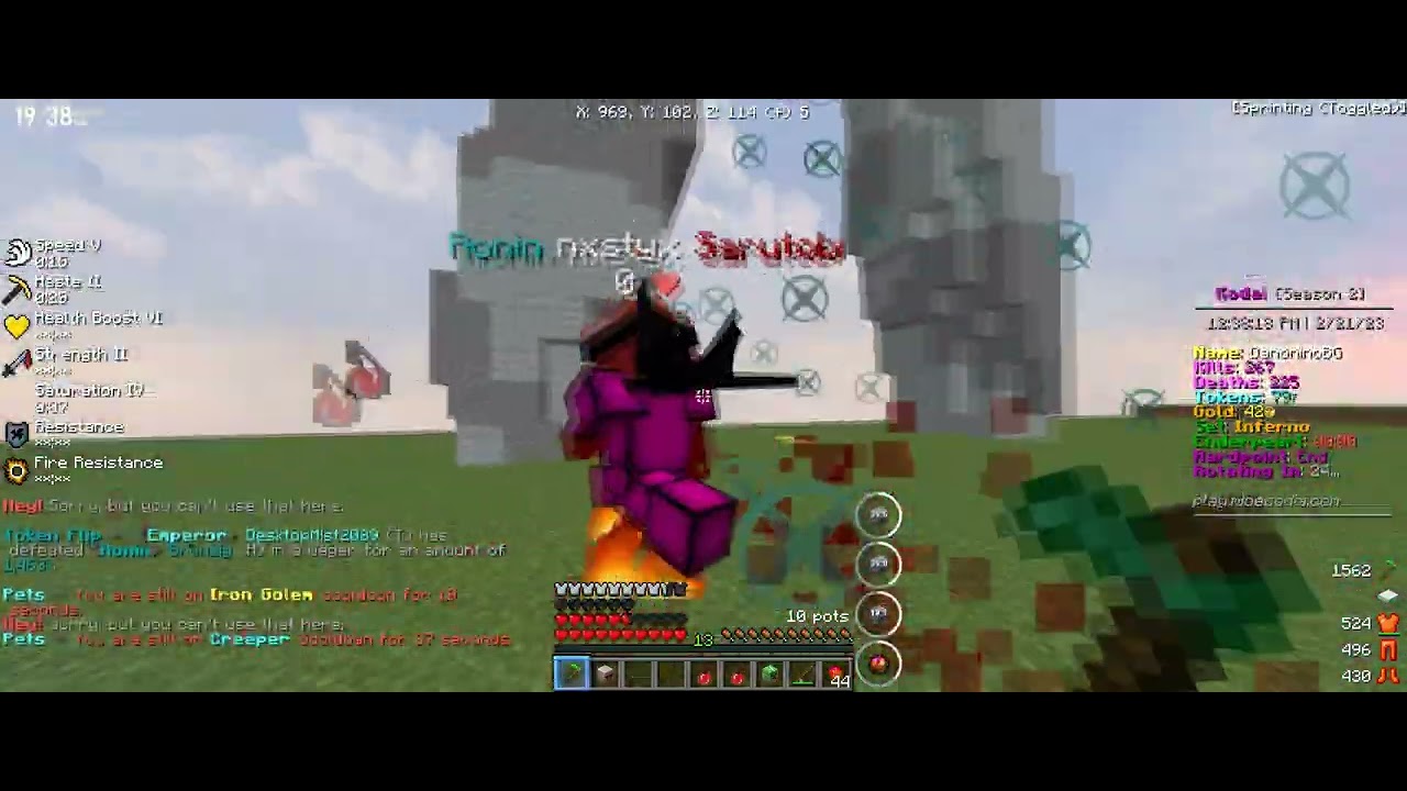Best Spinner on Minecadia Kitmap