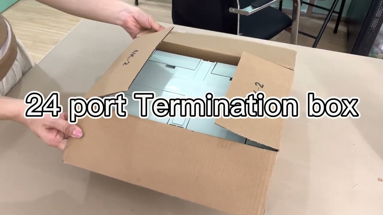 24 core waterproof fiber optic termination box