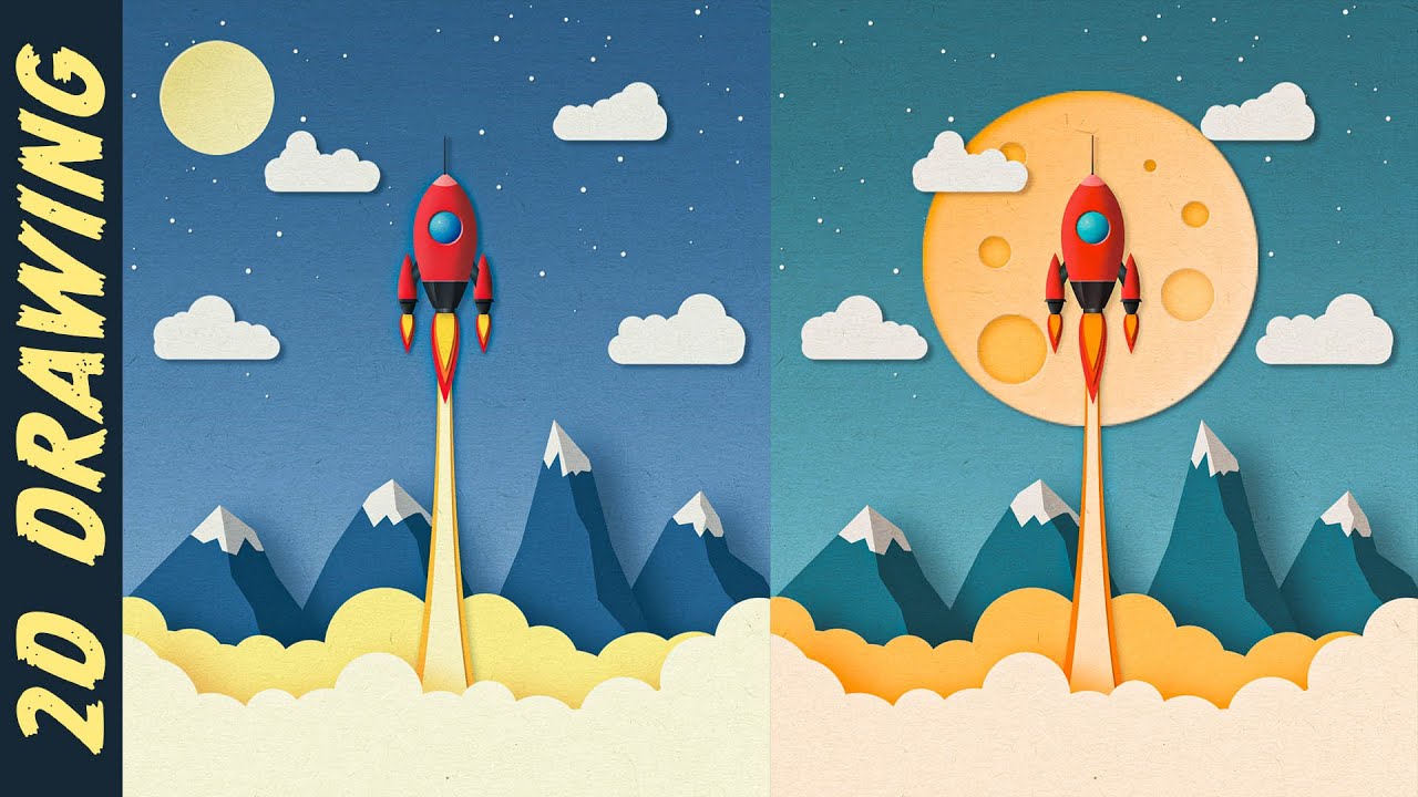 Paper Cut Out Illustration Effect in Photoshop