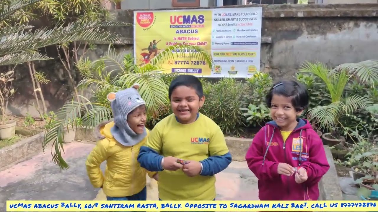 UCMAS Abacus Bally | Admission Open | See How Children Learn Abacus & Mental Maths (Age 4–13)