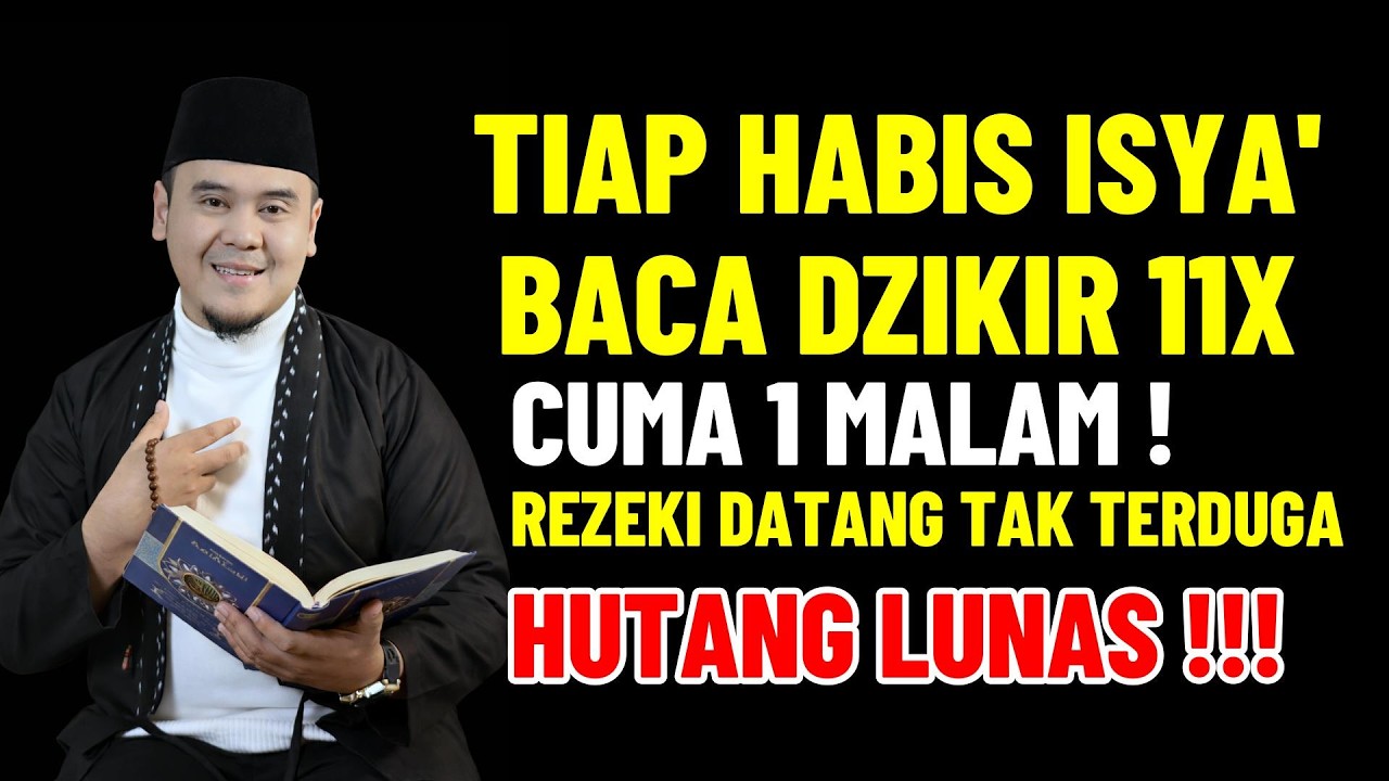 NEKAT BACA INI 11X HABIS ISYA'❗Hanya 1 Malam, Allah Tunjukkan Jalan Rezeki Tak Terduga!!...