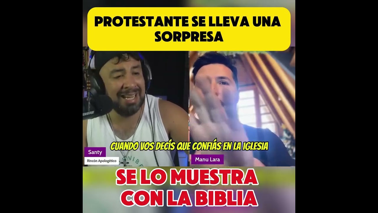 Santiago Alarcon vs. Protestante en un dialogo donde se muestra mucha paciencia y difícil de razonar