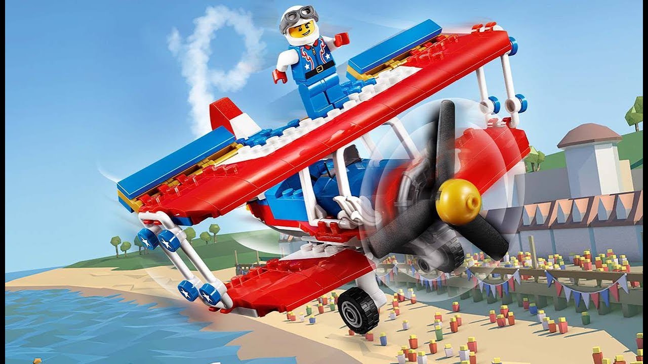 Perfect Your High-Flying Aerial Tricks and Stunts with LEGO® Creator 3in1 Daredevil Stunt Plane!