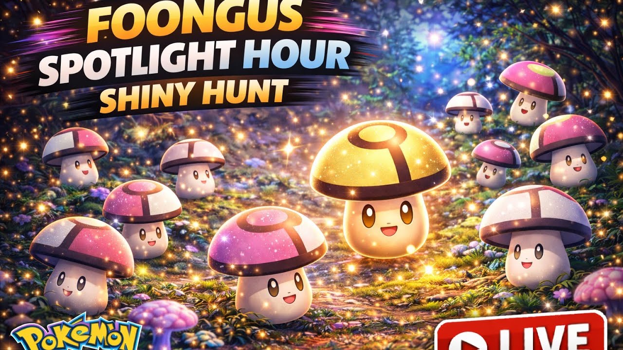 ⚡🔥 LIVE FOONGUS SPOTLIGHT HOUR HUNT 🔥⚡Pokemon Go