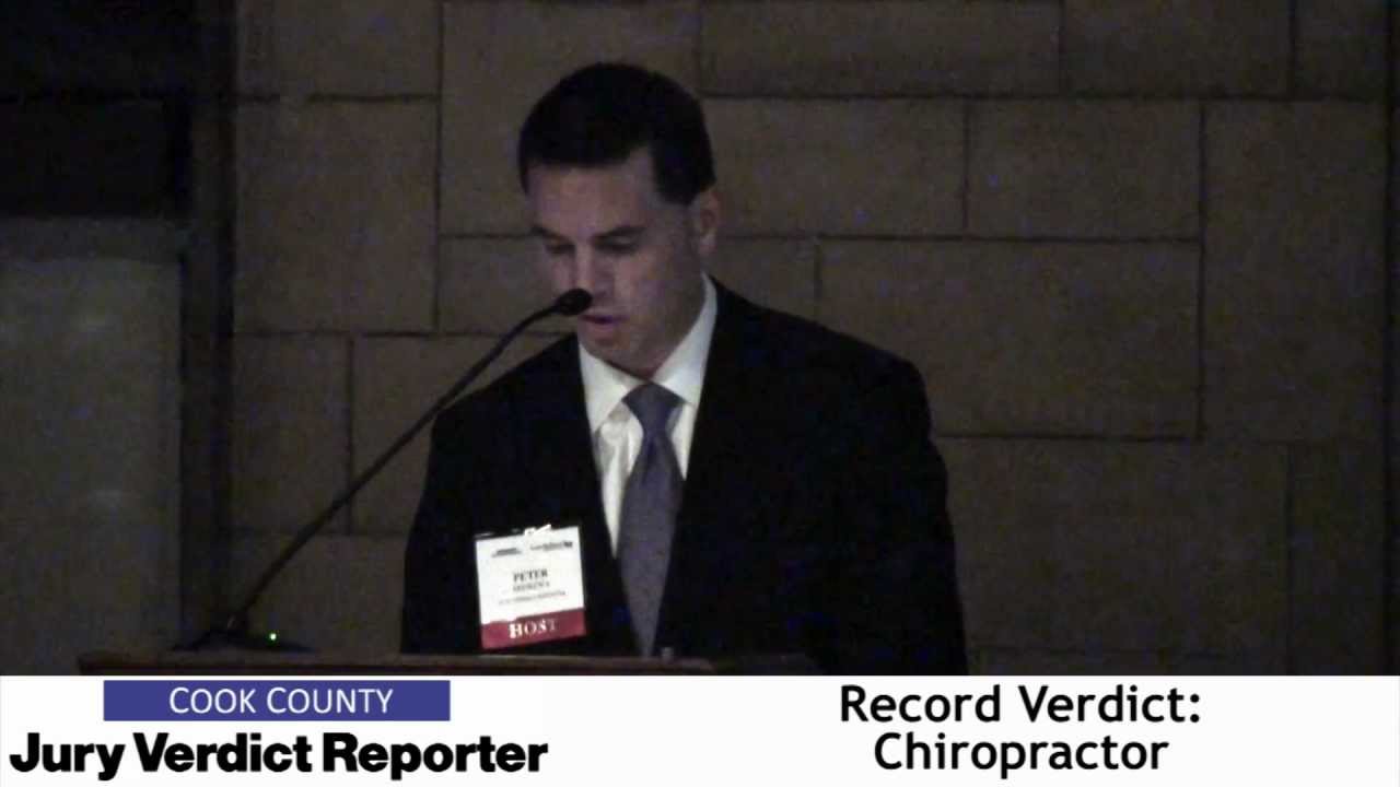 2011 Jury Verdict Awards - Record Verdict, Chiropractor