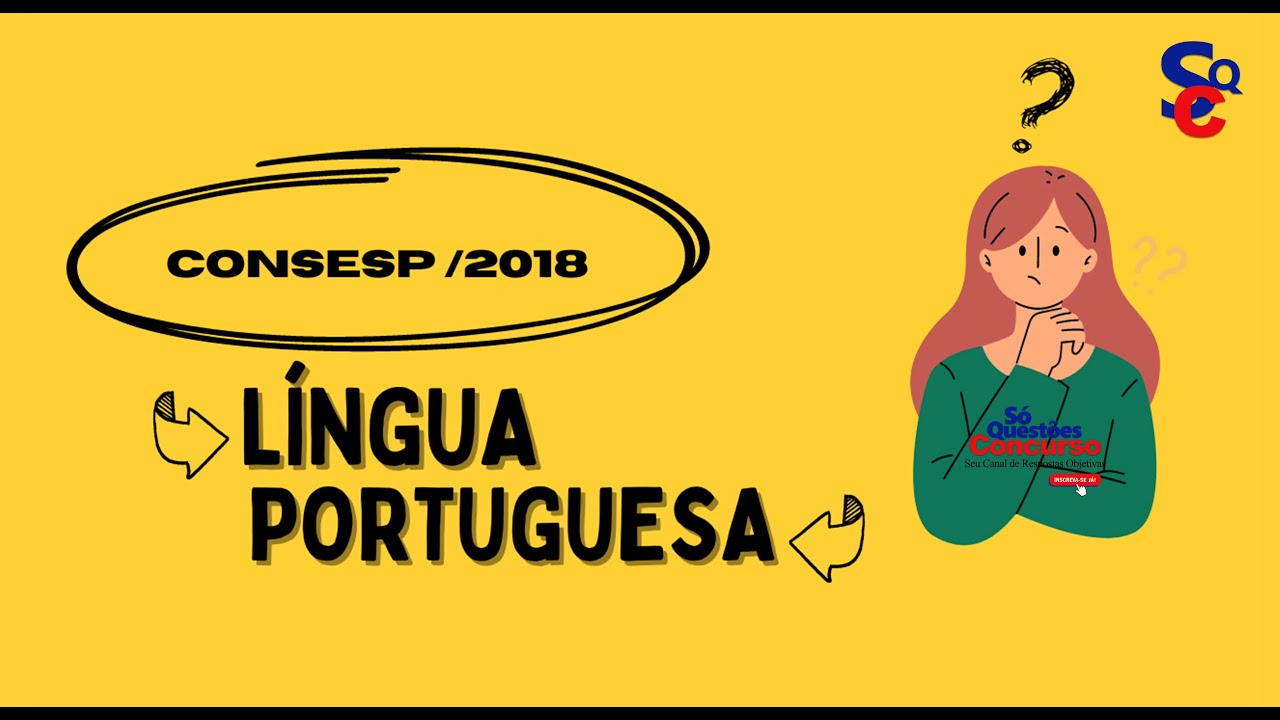 SÓ QUESTÕES DA CONSESP - LÍNGUA PORTUGUESA